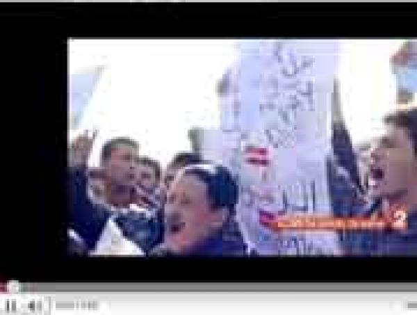 مظاهرات الجزائر والتدخل العنيف للشرطة الجزائرية 