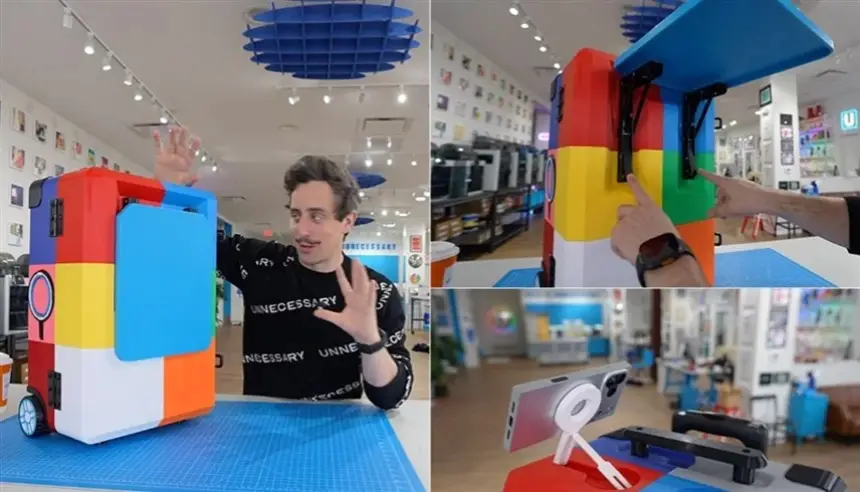 حقيبة مطبوعة ثلاثياً تعد المسافرين بتجربة أقل توتراً داخل المطارات