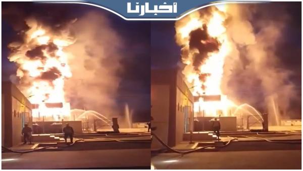 حريق مهول يضرب المركز التحويلي وليلي  التابع لـONEE
