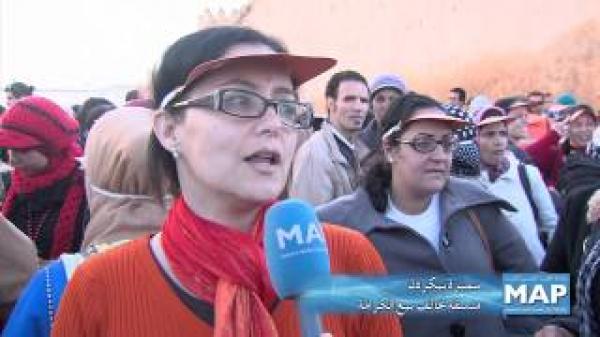 مسيرة برتقالية بالرباط لمناهضة العنف ضد النساء