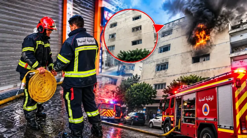 قبل صلاة الجمعة.. تدخل عاجل للوقاية المدنية لإخماد حريق بشقة بحي كاستيا في طنجة