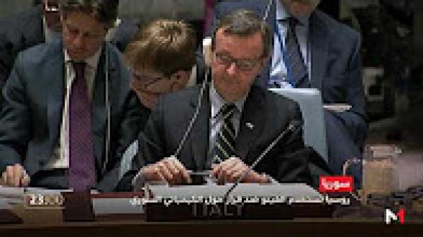 روسيا تستخدم الفيتو ضد مشروع قرار أممي حول الهجوم الكيميائي في سوريا