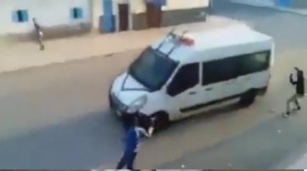 من مدينة سلا :هجوم بالحجارة على سيارات الشرطة