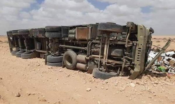 حصيلة ضحايا انقلاب شاحنة عسكرية بالصحراء المغربية تواصل ارتفاعها