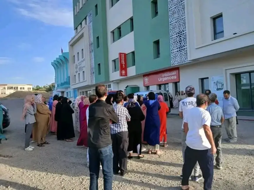 احتجاج في وزان لفتح تحقيق في وفاة غامضة لسيدة حامل بمصحة خاصة