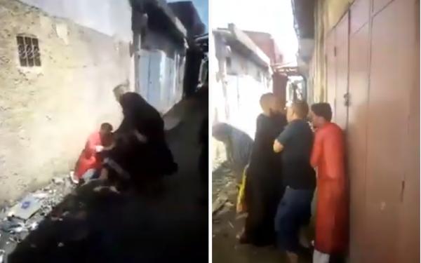 شاهد كيف تشاجر راقيان على الزبائن بفاس