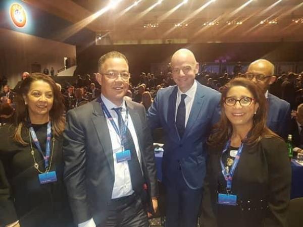 لقجع و المتوكل حاضران بمؤتمر الاتحاد الأوروبي للترويج لملف المغرب 2026  (صور)