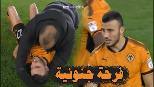 المغربي رومان سايس يؤدي مباراة ممتازة وفرحة جنونية مع مدربه بعد الانتصار