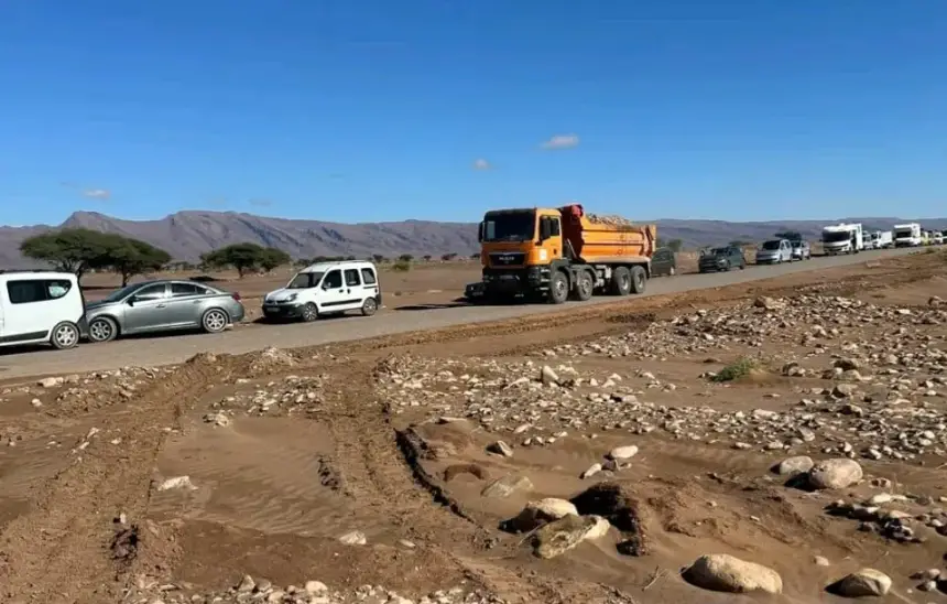 جهود وزارة التجهيز والماء من أجل ضمان استمرارية حركة السير وتأمين سلامة مستعملي الطريق