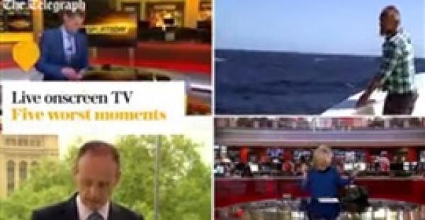 بالفيديو.. أكثر اللحظات المحرجة للمذيعين في 2015