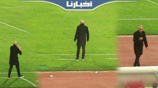 هكذا عاش "النفطي" مدرب الوداد الجديد مباراة شباب المحمدية على أعصابه