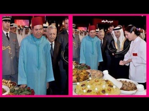 شميشة تقدم للأمير مولاي رشيد اشهى الماكولات المغربية بأبوظبي