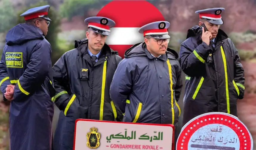 أمطار الخير تحدث تشققات خطيرة ضواحي أكادير والدرك الملكي يتدخل لحماية مستعملي الطريق (فيديو)