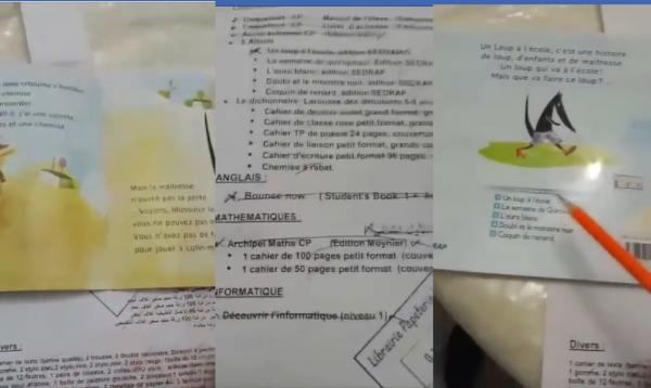 قصص ب81 درهم للواحدة ضمن مستلزمات القسم الأول في مدرسة خصوصية و محتواها يصدم الاباء