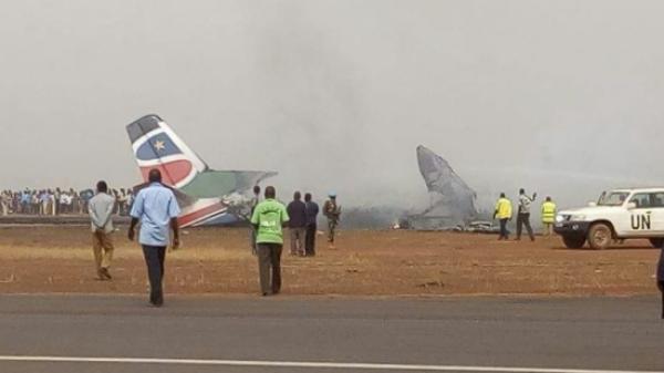 37 جريحا على الأقل في حادث تحطم طائرة ركاب في جنوب السودان