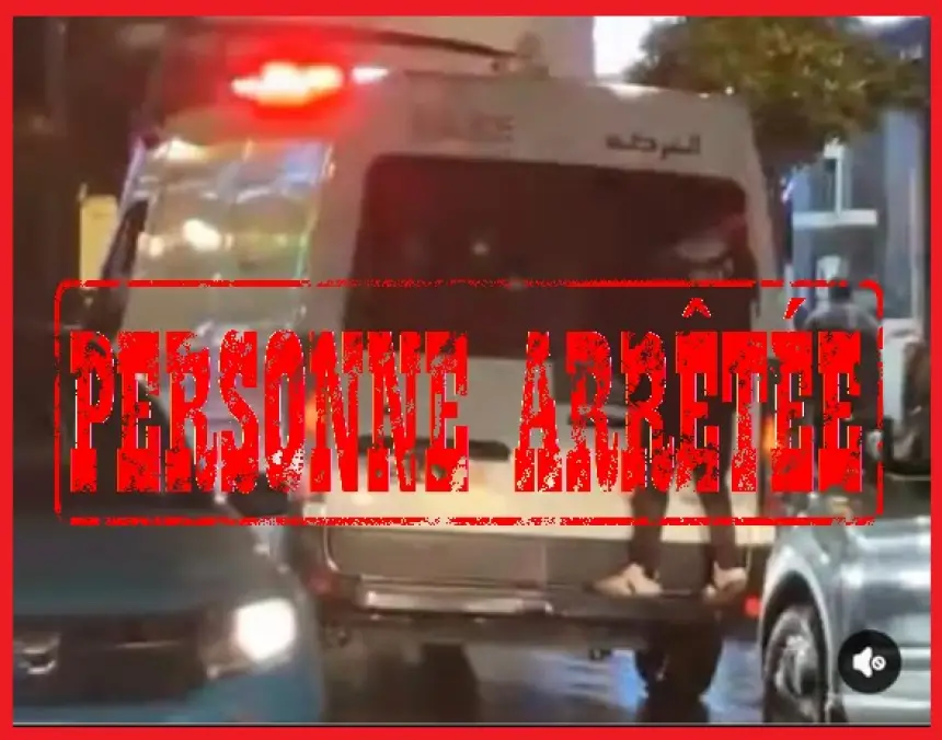 أمن طنجة يكشف ملابسات فيديو تشبث قاصر بسيارة للشرطة