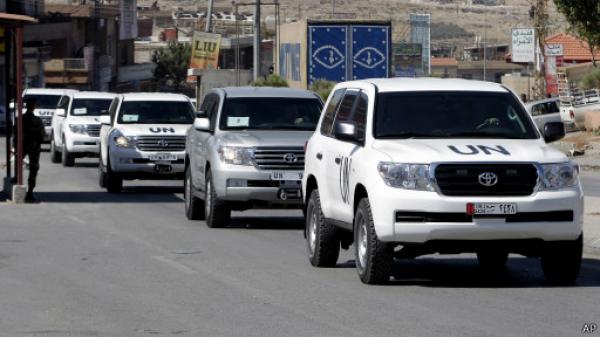 فريق خبراء نزع الأسلحة الكيمياوية يصلون دمشق