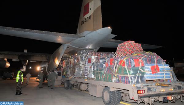 مساعدات عاجلة للفلسطينيين .. مغادرة طائرة عسكرية في اتجاه القاهرة