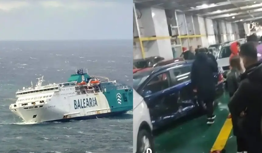 عاصفة تحوّل رحلة بحرية بين الجزيرة الخضراء وسبتة إلى كابوس لمغاربة الخارج(فيديو+صور)