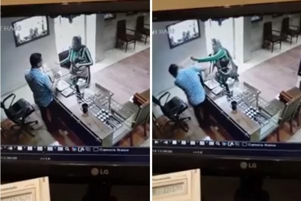 جديدة هادي ... امرأة تحاول سرقة محل للمجوهرات بواسطة غاز الكريموجين