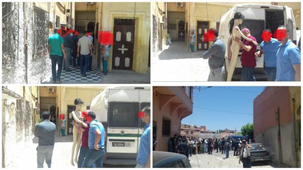 عاجل..اعادة تمثيل جريمة قتل الشابة "الخريبكية" ببني ملال وهذا هو سبب القتل والتفاصيل (صور)