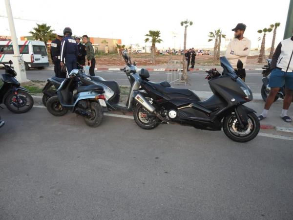 السياقة الاستعراضية تقود 34 شخصا للاعتقال بأكادير (صور)