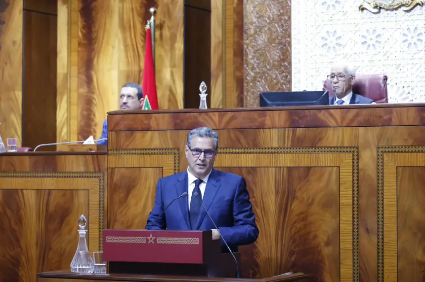 أخنوش يحيّي المنتخب الوطني من داخل قبة البرلمان.. ويوجه رسالة خاصة لبراهيم دياز