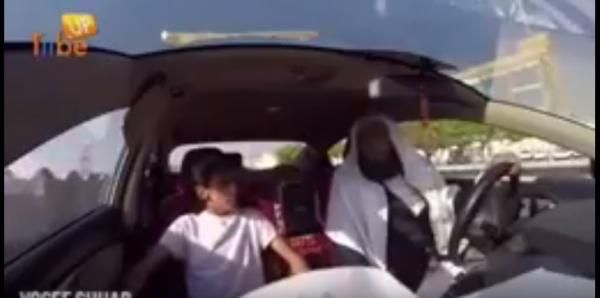 مقلب مثير:  سائق يرتدي حزام ناسف ويدعى أنه إرهابي في جدة السعودية