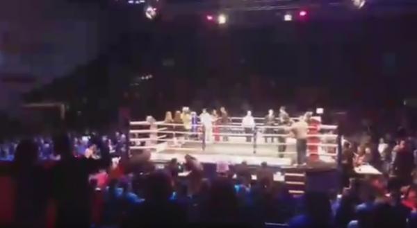 ربيعي يفوز بالضربة القاضية على خصمه الهنغاري لازلو كوفاتش