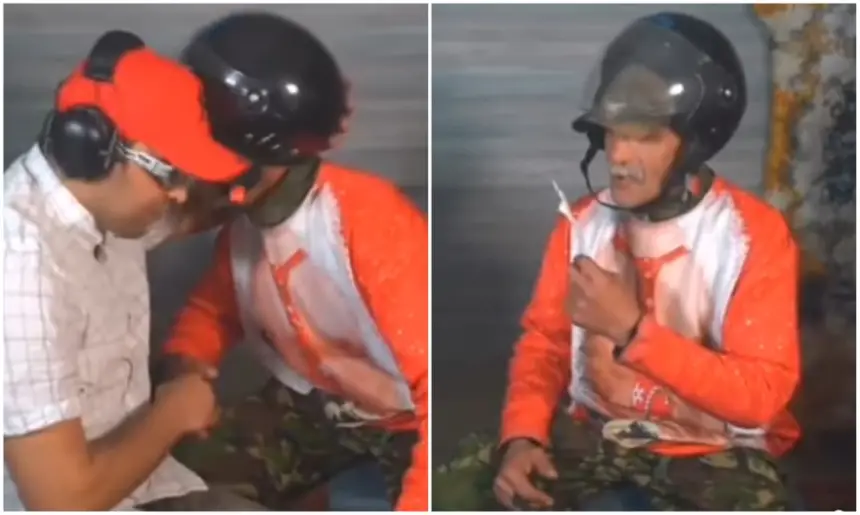 وفى بوعده.. إلياس المالكي يمنح "علال القادوس" ما وعده به ويهديه مبلغ مالي مهم نقدا