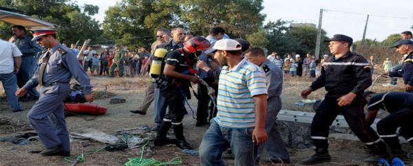 استخراج اسلحة من احد الأبار واستنفار امني غير مسبوق بدوار بوزيك بعين حرودة