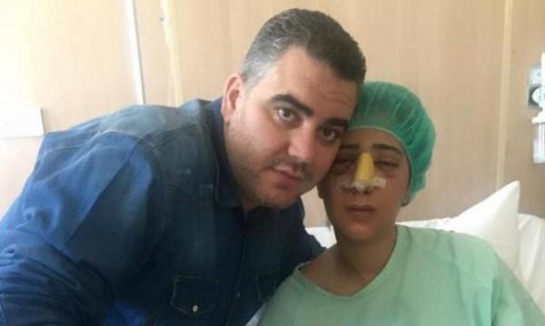 بالصور.. دنيا بوطازوت بعد خضوعها للعملية