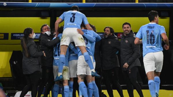 السيتي يفوز على دورتموند ويتأهل لملاقاة سان جيرمان في نصف النهائي