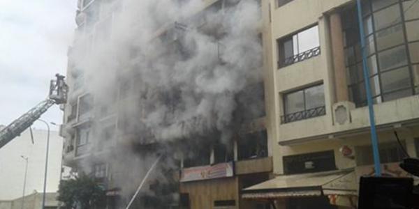 اندلاع حريق ضخم في مدرسة للطبخ بالدار البيضاء وهذه التفاصيل الأولية