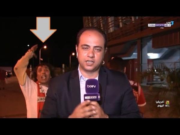 المشجع الظلمي ينفعل على المباشر في بي ان سبورت " هدا ماشي تيران "