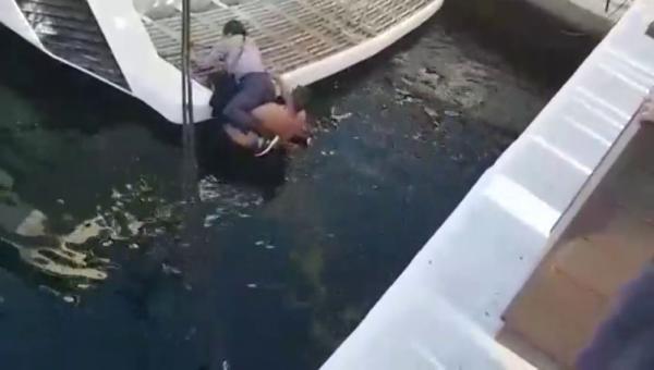 مغربي ممنوع من مغادرة اسبانيا يتحول الى "بطل" بعد انقاذه سيدة من الموت (فيديو)