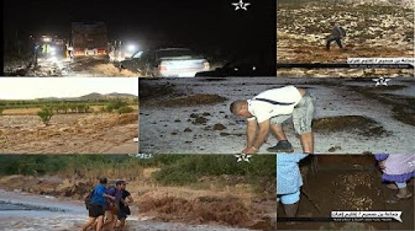 عاصفة رعدية تخلف اضرارا وخسائر مادية باقليم افران