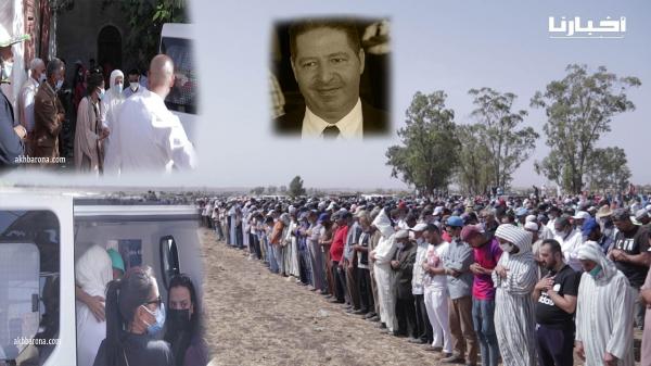 الوداع الأخير لياسين الداودي رئيس جماعة كيسر وسط آلاف المصلين وزوجته مصدومة!