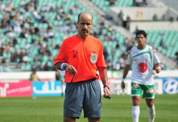 عبد الله بوليفة حكم مباراة الوداد و الماص