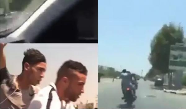 مغربي شجاع يتابع و يصور شفارا سرقوا شخصا أمام المستشفى الجامعي بفاس