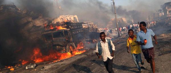 الصومال: 76 قتيلا وعشرات الجرحى جراء انفجار شاحنة مفخخة