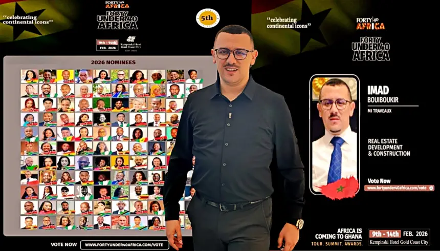 "ممثلاً وحيداً للمغرب.. "عماد بوابوكير" ينافس 40 شاباً من إفريقيا على جائزة "Forty Under 40 Africa 2026"