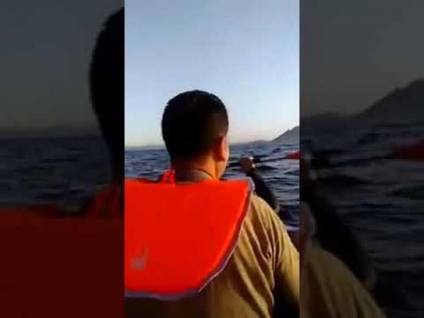 شاهد.. ثلاث مغاربة وصلوا الى سواحل اسبانيا على متن قوارب الكاياك