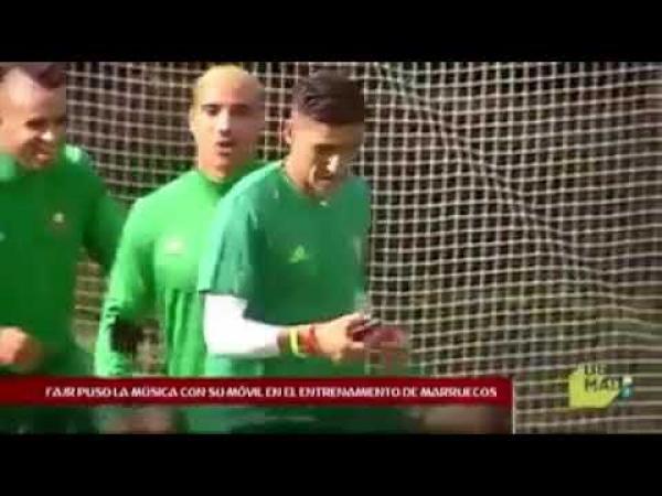 بالفيديو.. تصرف فيصل فجر يثير استغراب الاعلام الاسباني