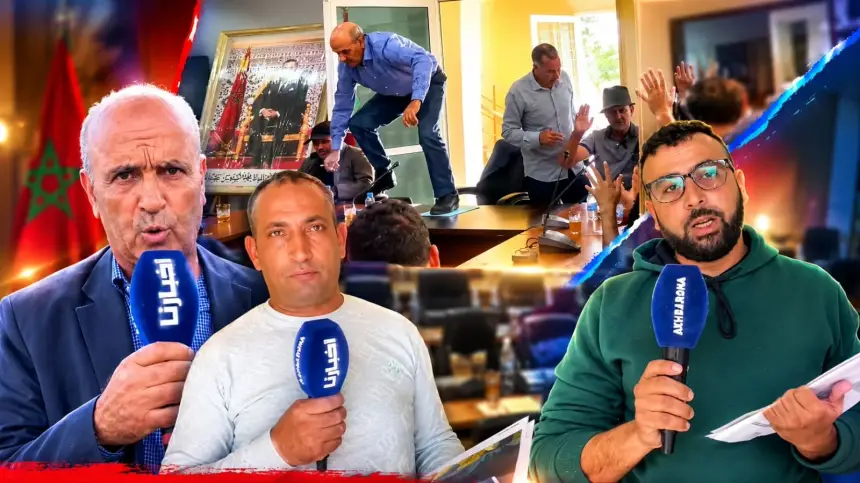 "طلع فوق الطابلة".. مواجهة ساخنة بين المعارضة ورئيس جماعة مصمودة