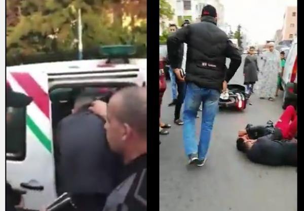 إعتقال سارق الهواتف النقالة بحي البرنوصي بالدراجة النارية