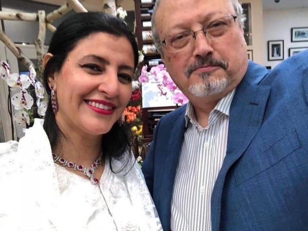 زوجة خاشقجي السرية في أمريكا تخرج عن صمتها ..وهذا رد فعل خطيبته التركية (فيديو)