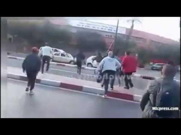 محاصرة سارق في مراكش أثناء محاولته سرقة حقيبة سائح