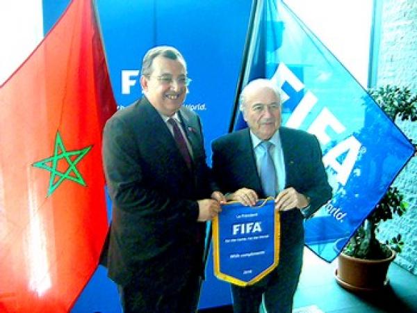 بلاتر: المغرب بات بإمكانه احتضان كبريات التظاهرات الدولية