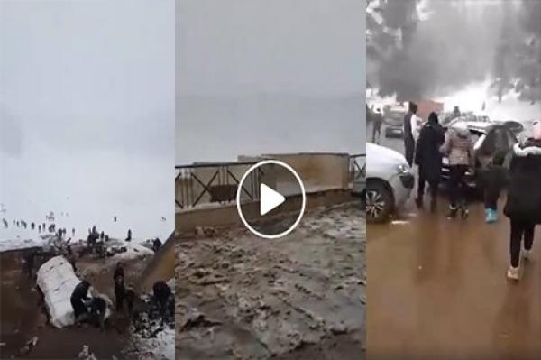 صفارات الانذار تطالب زوار محطة ميشليفن الجبلية بمغادرة المكان حالا